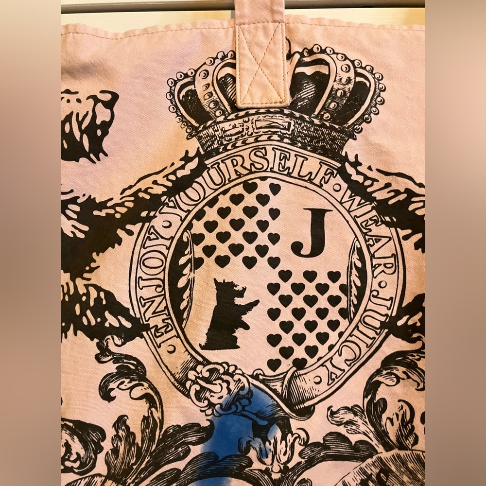 Y2K Juicy Couture Pink and Brown Tote Bag - Picture 3 of 13